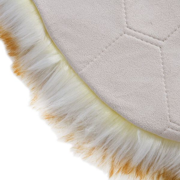 Seidenweicher und langfloriger Kunstfellteppich, 100x60 cm, Braun image number 4