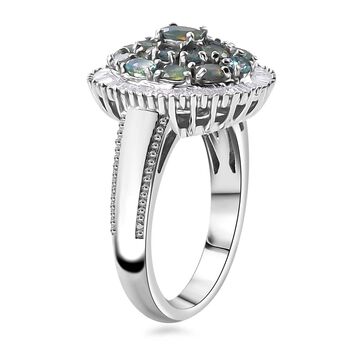 D'Joy Alexandrit und Diamant Ring und Anh&auml;nger mit 50 Kette