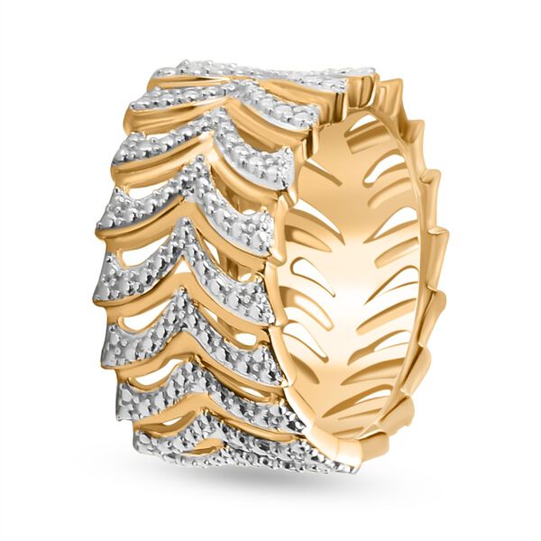 EVER TRUE Wei&szlig;er Diamant Ring Nickelfreies Messing (Gr&ouml;&szlig;e 19.00) image number 4