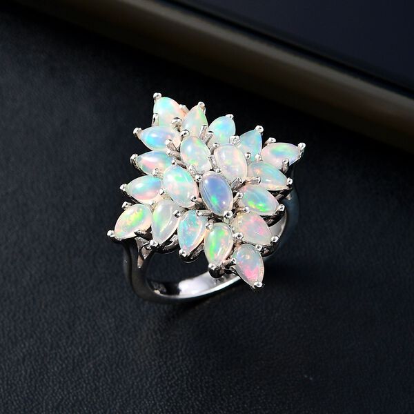 AA Nat&uuml;rlicher, &auml;thiopischer Welo Opal Ring, ca. 2,98 ct. image number 3