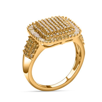 Gelber Diamant-Ring - 1 ct.