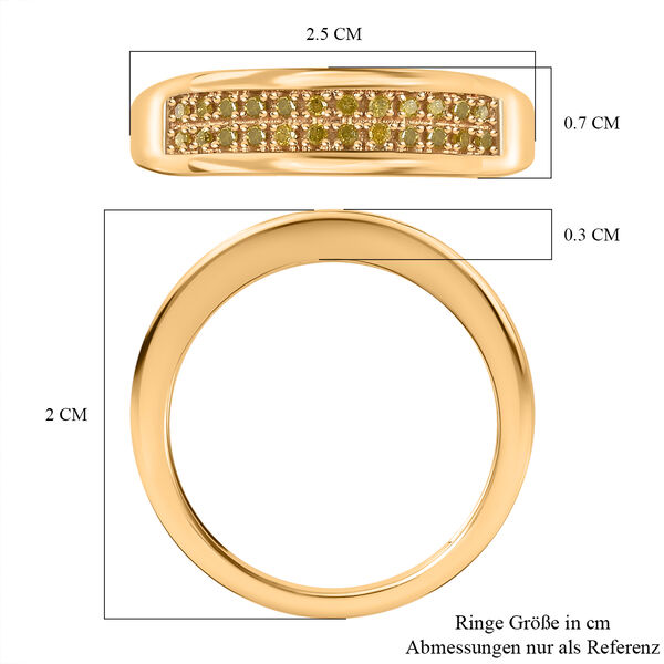 Gelber Diamant-Ring - 0,20 ct. image number 6