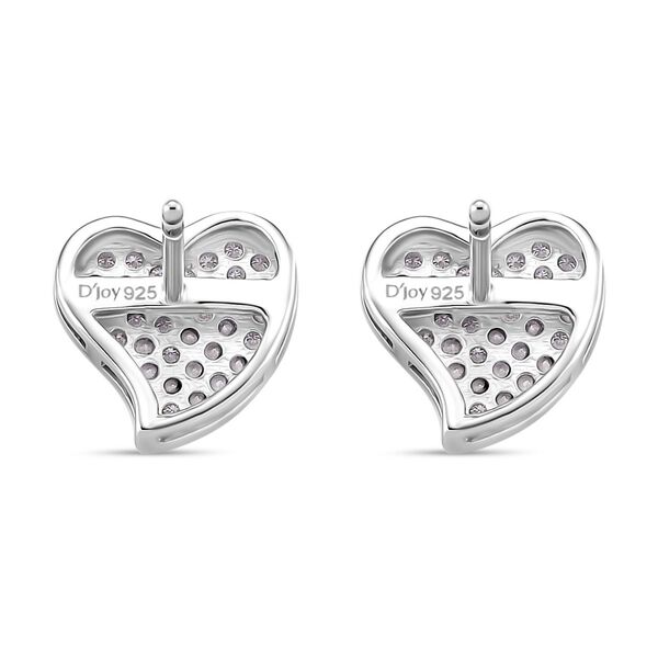 Moissanit Ohrringe 925 Silber rhodiniert ca. 0.48 ct image number 5