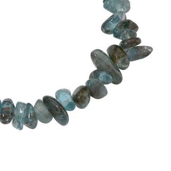 Gr&uuml;ner Apatit Armband, flexibel, ca. 85.00 ct