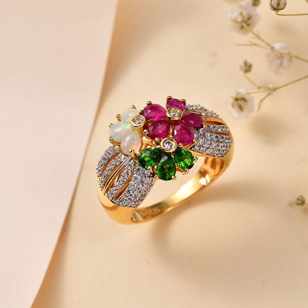 Multi-Edelstein Ring - 2,99 ct. image number 10