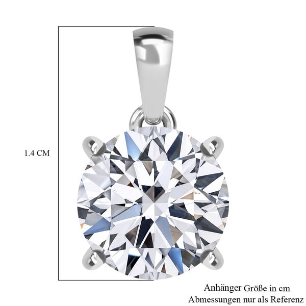 LUXURIANT VS-EF Labor Diamant Anh&auml;nger in 950 Platin - 2,05 ct. image number 6