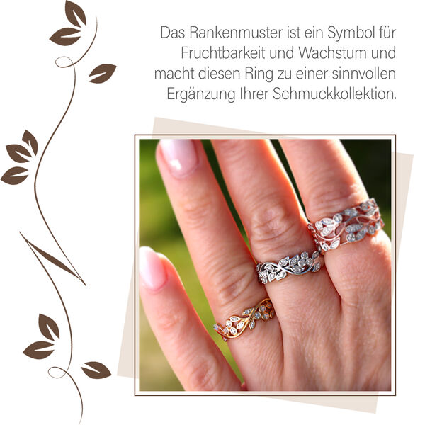 ALLORO klassischer Diamant-Ring image number 9
