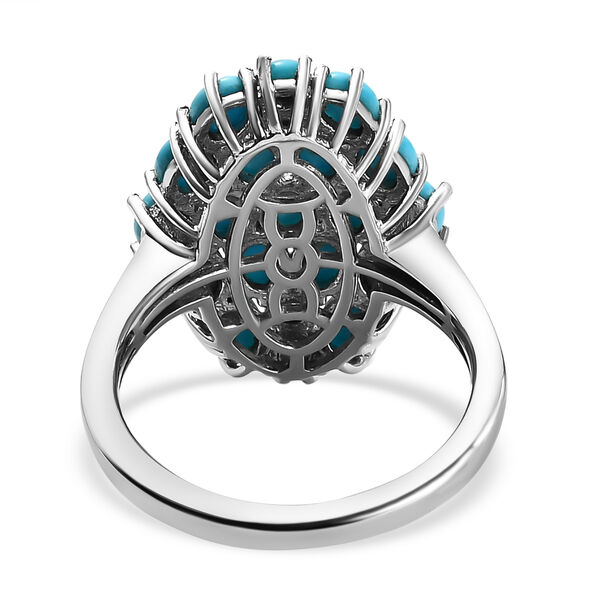 Amerikanischer, Natürlicher Sleeping Beauty Türkis-Ring, 925 Silber platiniert  ca. 2,47 ct image number 6