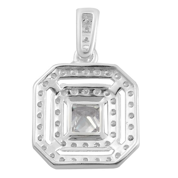 Wei&szlig;er Zirkonia Anh&auml;nger 925 Silber ca. 2,50 ct image number 5
