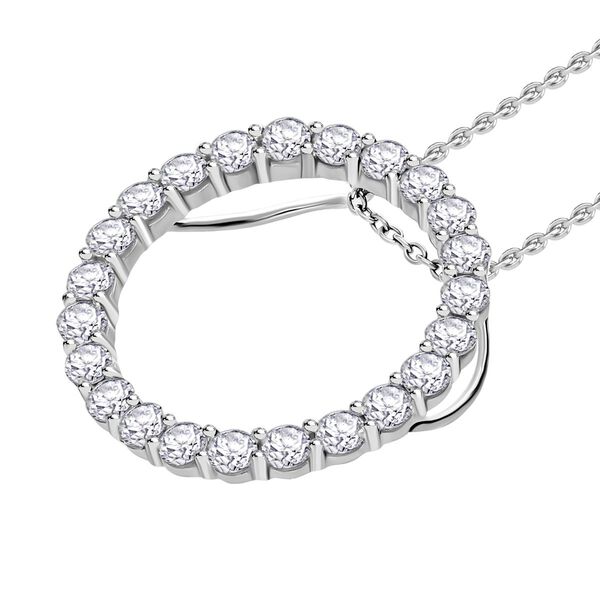 LUXURIANT DIAMOND -  Lab Grown Diamant SI-GH SGL zertifiziert Anhänger 925 Silber rhodiniert ca. 1.00 ct image number 3