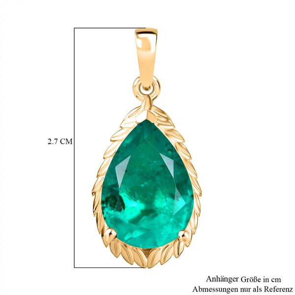 D'Joy Smaragd Triplett Quarz Anhänger - 5 ct. image number 6