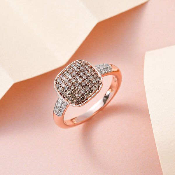 Natürlicher Champagner-Diamant-Ring - 0,50 ct. image number 1