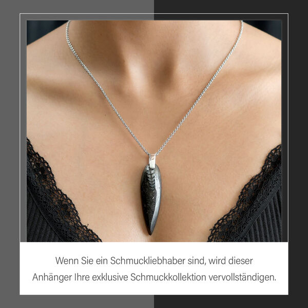 Versteinerter Orthoceras-Anhänger image number 8