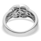 Diamant Ring 925 Silber platiniert  ca. 0,15 ct image number 5