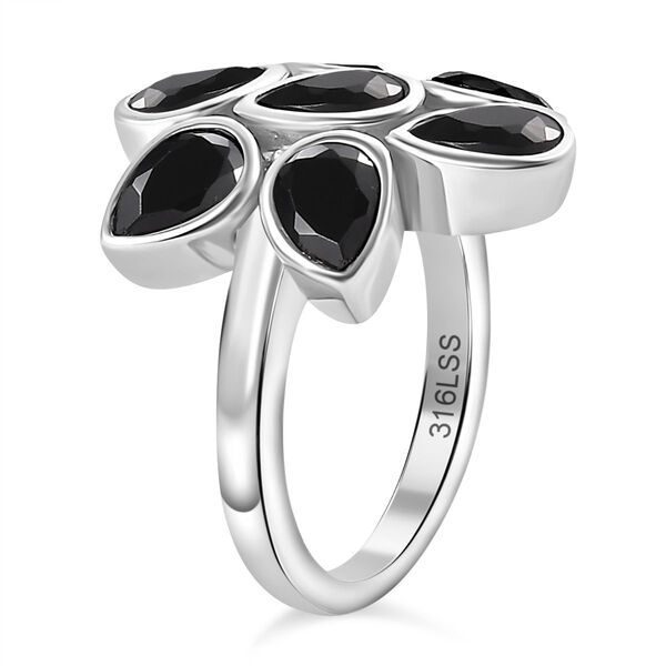 Schwarzer Spinell-Ring - 3,92 ct. image number 5