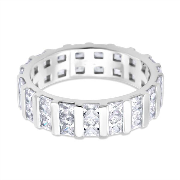 LUSTRO STELLA wei&szlig;er Zirkonia Eternity Ring image number 5
