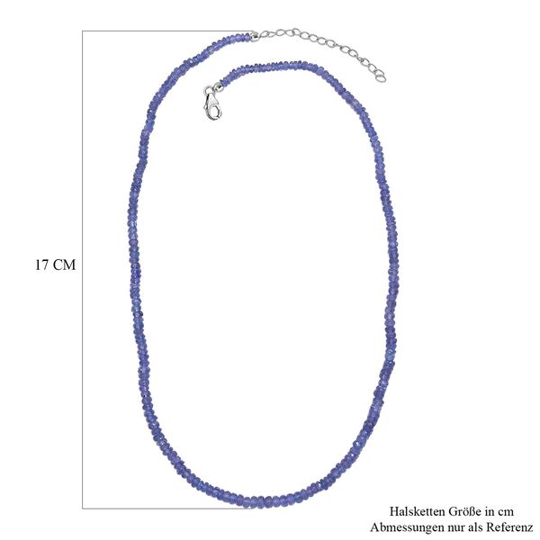 AAA Tansanit Halskette, 45 cm - 60 ct. image number 6