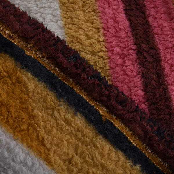 Wolkenweicher Sherpa-Hoodie mit Sherpafutter, Beige-Schwarz, Einheitsgr&ouml;&szlig;e image number 6