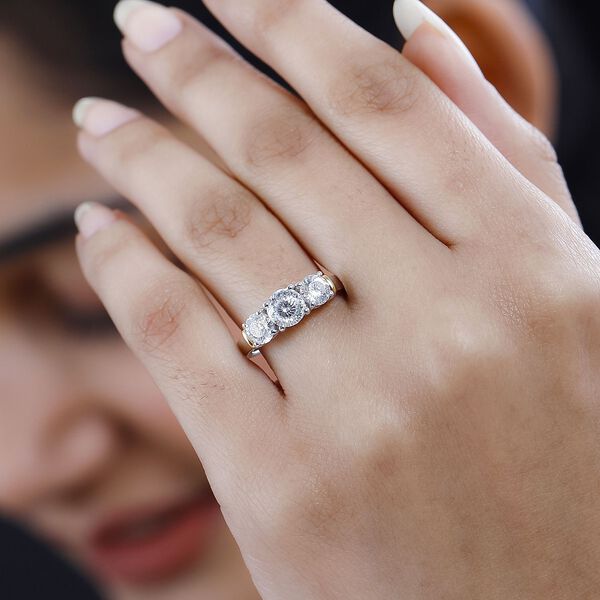 Moissanit Ring - 1,65 ct. image number 3