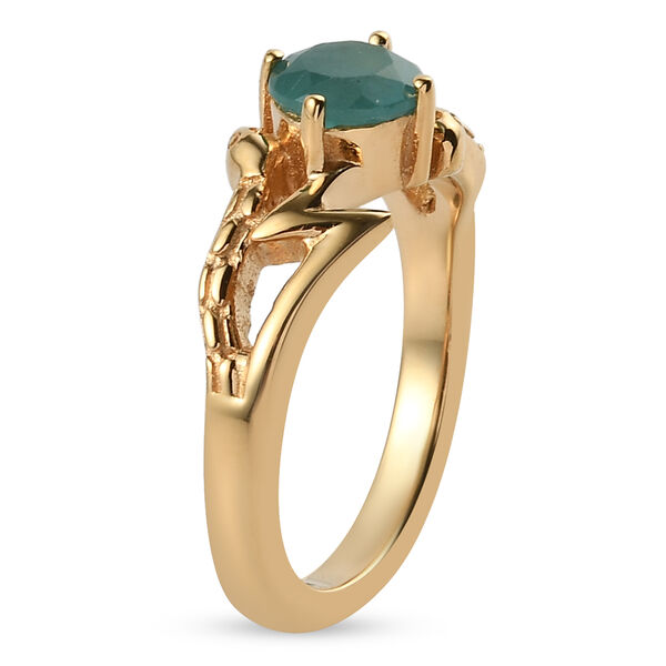 Grandidierit Ring 925 Silber vergoldet  ca. 0,88 ct image number 5