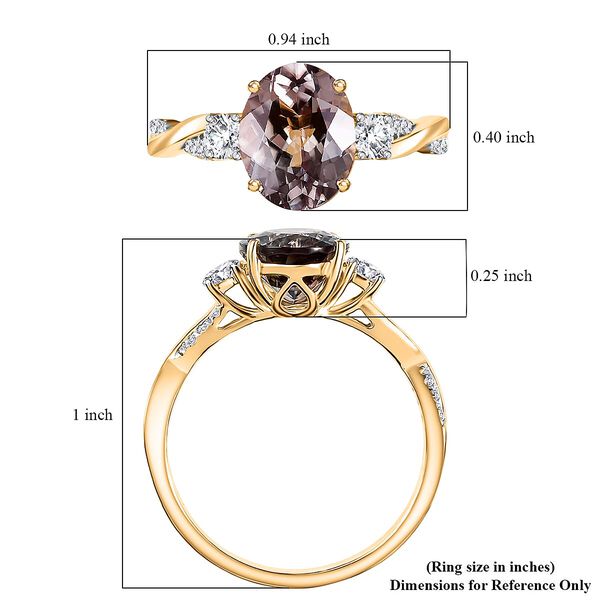 AAA Turkizit, Weißer Diamant Ring 585 Gold (Größe 19.00) ca. 3,26 ct image number 5