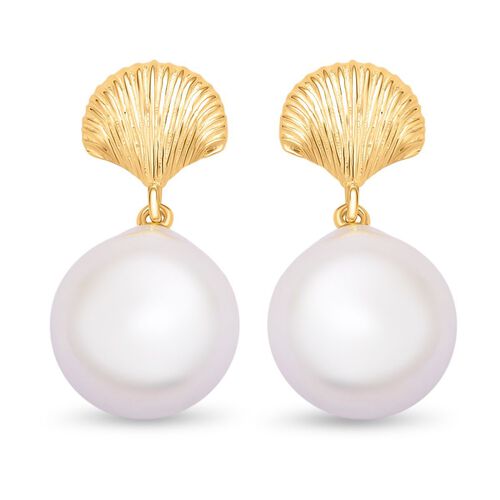 Baroque Perle Ohrhänger -36 ct. image number 0