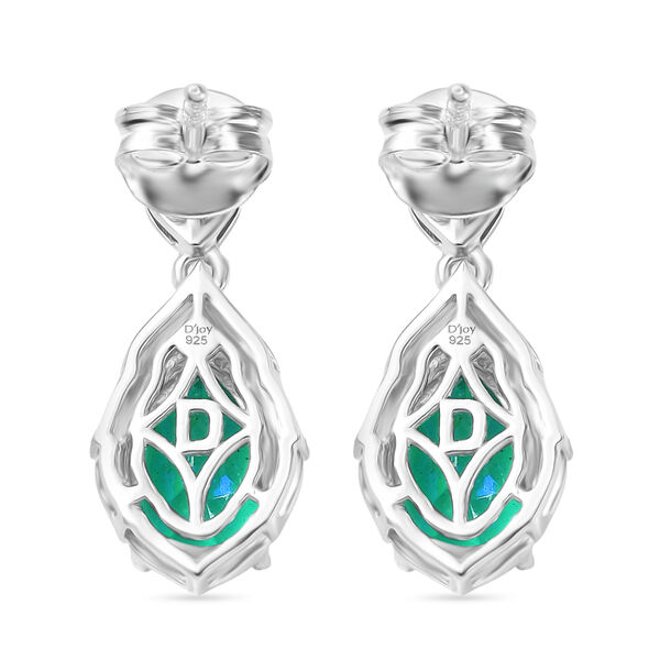 D'Joy Pfau Triplett Quarz und blauer Apatit Anh&auml;nger und Ohrringe image number 11