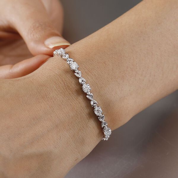 Moissanit Armband, 18+3,5cm - 1,22 ct. image number 3