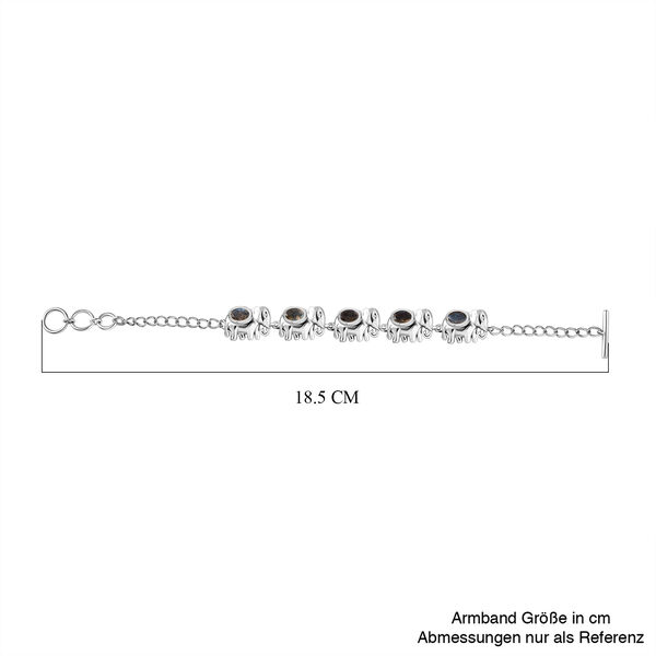 Labradorit Armband, 16,5 cm - 2,49 ct. image number 5