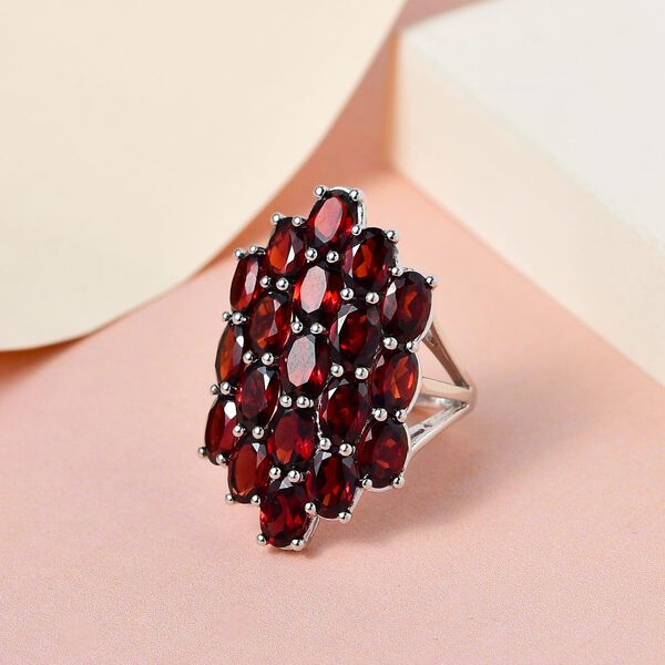 Roter Granat Ring - 8ct. image number 2