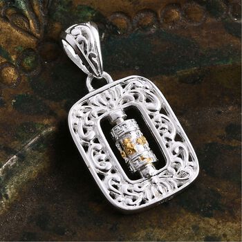 Royal Bali Kollektion- Gebetsm&uuml;hle Anh&auml;nger in 925 Silber