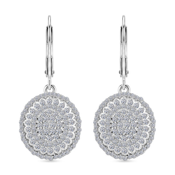 LUXURIANT DIAMOND - Lab Grown Diamant SI-GH Ohrringe 925 Silber Rhodiniert (10-15 Werktage Lieferzeit) ca. 1.00 ct