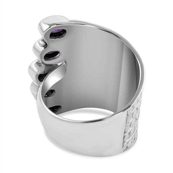 Royal Bali - afrikanischer Amethyst-Ring, 925 Silber  ca. 2,10 ct image number 5