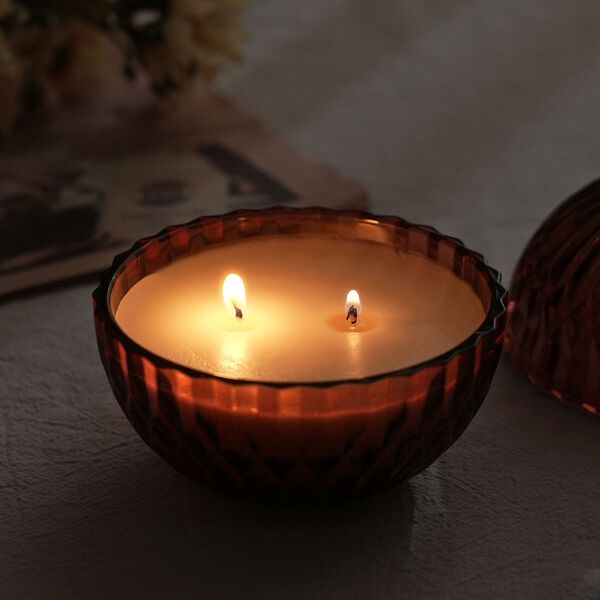 The 5th Season: Premium-Kollektion: Duftkerze im Glas, 20h Brenndauer, Amber image number 9