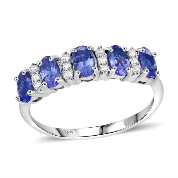 D'Joy Tansanit und Moissanit Ring - 1,20 ct. image number 3