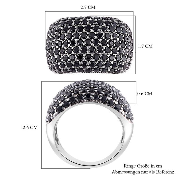 Schwarzer Spinell-Ring - 0,65 ct. image number 6