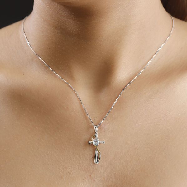 Himmelblauer Topas-Anhänger - 0,60 ct. image number 3