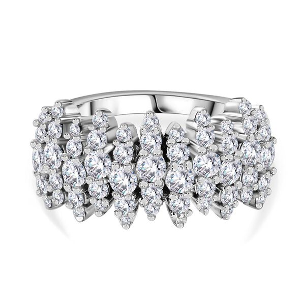 Moissanit Ring, ca. 1,61 ct