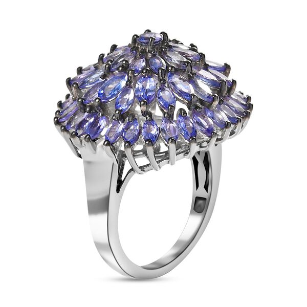 Tansanit Cluster Ring - 5,16 ct. image number 5