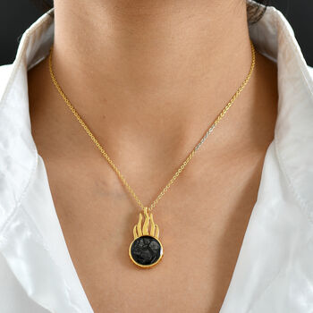 EverTrue Meteorit Matrix Anh&auml;nger mit 50cm Kette - 20 ct.