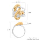 Royal Bali - 925 Silber Ring, vergoldet (Größe 16.00) ca. 8,50g image number 5