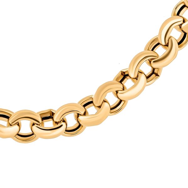 Italienische Rolo Kette ca. 45 cm 925 Silber Gold-&Uuml;berzug ca. 18,50g image number 2
