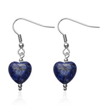 2er-Set, Lapislazuli-Ohrringe und Armband, 19 cm - 52,50 ct.