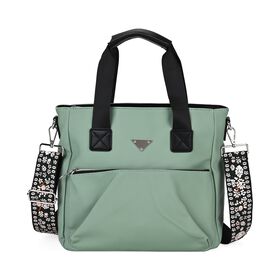 Praktischer Shopper mit verstellbarem Riemen, Grün