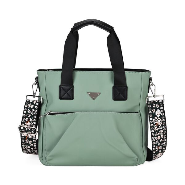 Crossbody-Tasche - mit verstellbarem Riemen und praktischen F&auml;chern, 33 x 13 x 30 cm, Blau