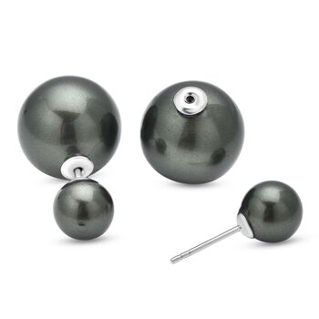 Mode Tahiti-Muschelperlen-Ohrstecker