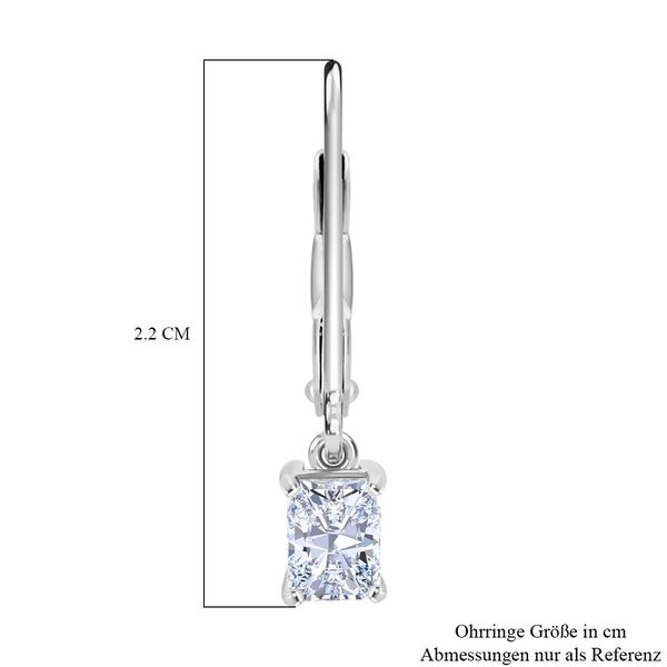 LUXURIANT DIAMOND - Lab Grown Diamant VS-GH SGL zertifiziert Ohrringe 925 Silber rhodiniert (10-15 Werktage Lieferzeit) ca. 1.00 ct image number 4