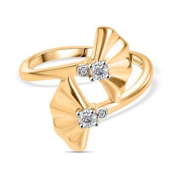 GP Italian Garden Kollektion- SI Labor Diamant  und Kanchanaburi blauer Saphir-Ring - 0,27 ct.