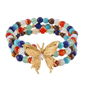 Flexibles Multi-Edelstein-Armband - 160 ct.