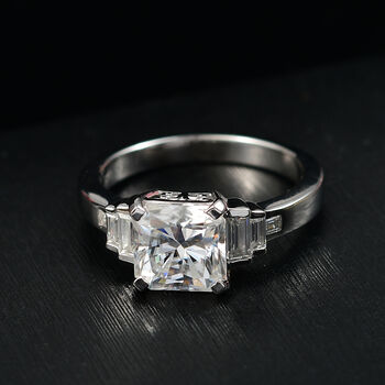 Moissanit Ring - 3 ct.